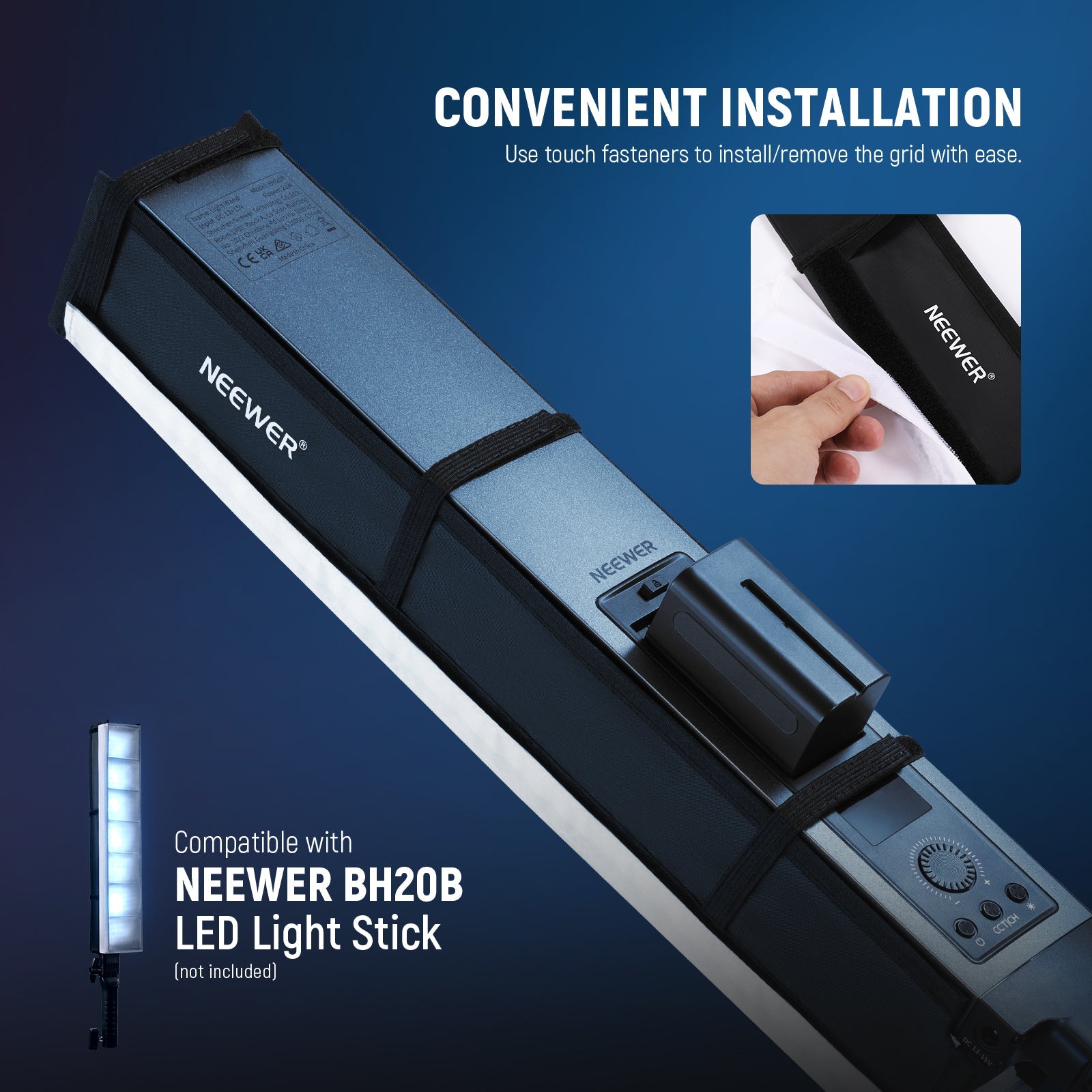 NEEWER RGB LED Video Light 65W Handheld RGB Continuous Light Spotlight |  eBay